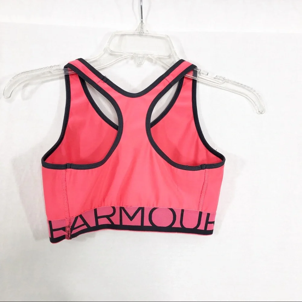 Under Armour Athletic Work Out Sports Bra, Small, Coral